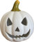 khevga Halloween Deko Kürbis Herbstdeko Windlicht Deko-Kürbis LED Beleuchtet (mit LED weiß)