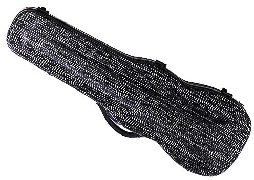 Custodia for violino Custodia rigida Tracolla regolabile Custodia for violino Borsa for violino leggera full size antiurto in fibra di carbonio con igrometro