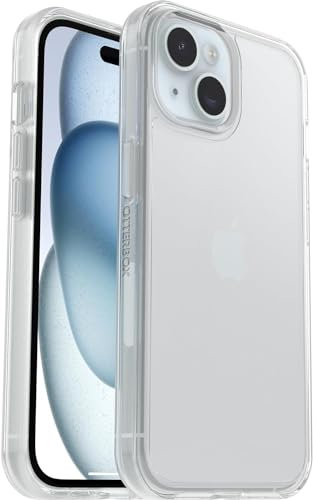 OtterBox SYMMETRY SERIES Case for iPhone 15, iPhone 14 and iPhone 13 - Clear