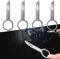 KOLZEMV 4 PCS Clé Extraction Autoradio, cle extraction autoradio,Outils de Démontage Autoradio, Clés Extraction Stéréo Voiture, Conception Ergonomique, en Acier Inoxydable Solide (Noir)