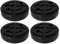ECSiNG 4 runde Auto-Lift-Pads 120 mm x 30 mm, runde Gummi-Pads, Auto-Hebebühnen für Wagenheber-Hebebühnen, kompatibel mit Twin Busch-Hebebühnen