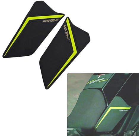 SHQXD Tankaufkleber Für CFMOTO Für CF Moto 450MT MT450 MT 450 MT Motorrad Tankdeckel Aufkleber Aufkleber Protector Pad Tankdeckel Aufkleber(Yellow)