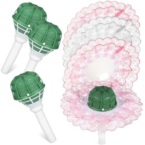 GARIOUANS 4 Impostato Supporti per Bouquet con Base in Schiuma Dettagli in Materiali per Decorazioni Floreali per Matrimoni Feste per Composizioni Floreali Bouquet da Sposa