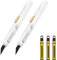 Taglierino, Cutter Professionale, Penna A Forma Rotonda, Design Dell'impugnatura, for Ufficio, Casa, Artigianato, Hobby(White,2)