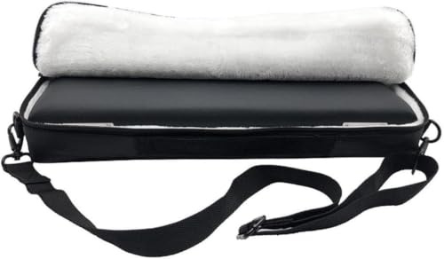 Flöjtväska, bärbar vattentät flöjtväska, justerbar rem för 16/17-håls flöjtbärarväska för blockflöjt och bambuflöjt, förvaring musikinstrument (39 x 9 x 5 cm)