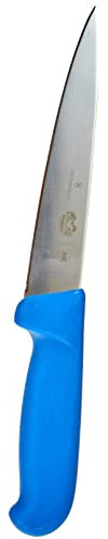 Victorinox 5.5602.14 Couteau à Saigner Fibrox 14cm Acier Inoxydable, Bleu, 30 x 5 x 5 cm