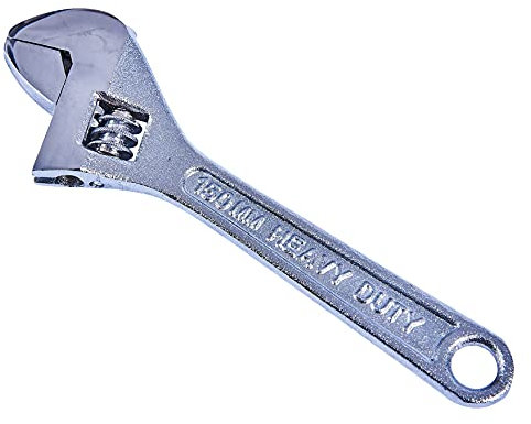 Amtech C1800 150mm (6) Adjustable Wrench with 20mm (0.8) jaw Opening
