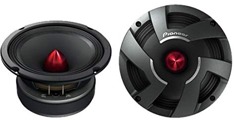 Pioneer TS-M650PRO 6-3/4 PRO Series High Efficiency Mid-Range Car Speakers Black