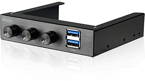 Akasa AK-FC-06U3BK USB 3.0 Ports Fan Speed Controller