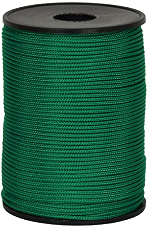 Corderie Italiane 6001317-00 Construcción Cuerda De Seguridad, 2,0 Mm- 50 Mt, Verde