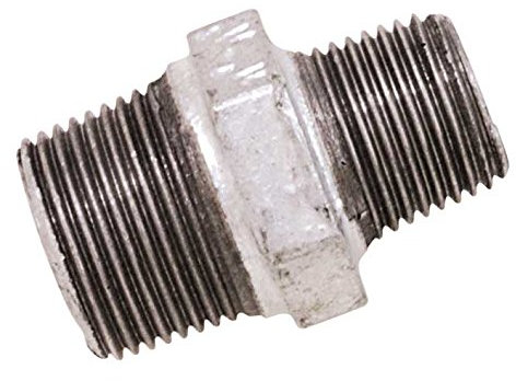 Boutté 2137624 36MF Mamelon fer galvanisé réduit mâle 20 x 27-12 x 17