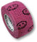 Pflasterverband, Wundpflaster, Kinderpflaster, Tierpflaster, elastisch & ohne Kleber, 2,5cm breit (2er Packung, Smiley Rosa)