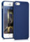 kwmobile Case kompatibel mit Apple iPhone SE (1.Gen 2016) / iPhone 5 / iPhone 5S Hülle - Schutzhülle aus Silikon metallisch schimmernd - Handyhülle Metallic Blau