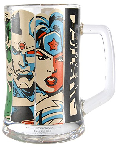 Half Moon Bay La Ligue des Justiciers Tasse en Verre - Jarre 400 ML