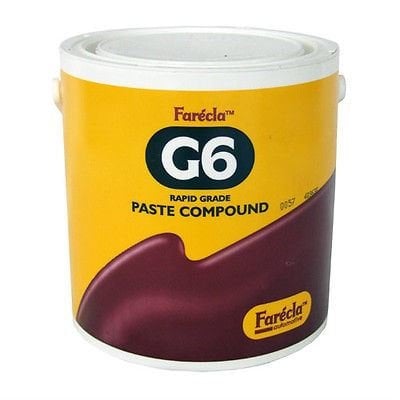 FARECLA G6 Compound Paste Rapid Grade 3kg Tub Silicone Free For Use On Original & Refinish Medium Solid & Air Dried 2k Paint Systems