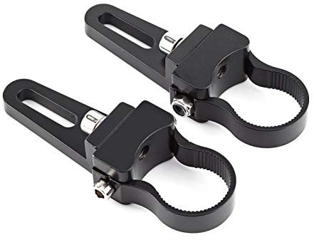 Qiilu 1-3 Aluminum Tube Bull/Roll Bar Mount Bracket Clamps Holder LED Car Truck Off Road Work Light(1.75in)