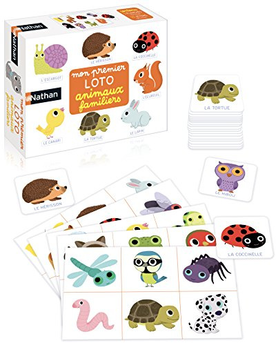 Nathan - Mein erstes Loto Haustiere – Entdecken und Namen – Lernspiel – zum Spielen alleine oder mit der Familie – für Kinder ab 2 Jahren