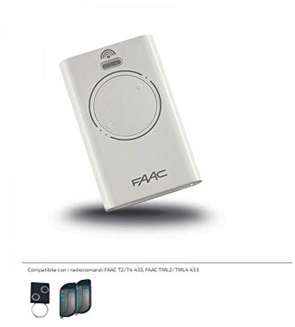 TELECOMANDO TRASMETTITORE RADIOCOMANDO 2 CH ORIGINALE FAAC XT2 433 SLH LR 787007