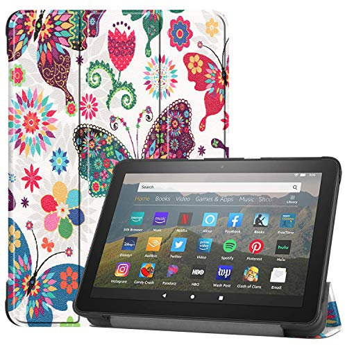 Wuzixi Funda Tablet para Amazon Fire HD 8 Plus 2020, Auto Wake/Sleep, Cuero Carcasa con Soporte Función, Carcasa Case para Amazon Fire HD 8 Plus 2020.