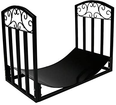 Yyqx Kaminholz Aufbewahrung Regal Brennholz Rack Kamin Werkzeuggestell Indoor Outdoor-Kindlinghalter Heavy Duty Wood Storage Herd Zubehör Feuerholzregal
