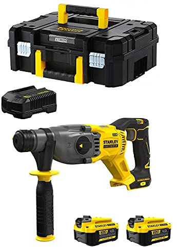 Perforateur STANLEY FatMax SFMCH900M2T (2 Batteries de 4,0 Ah + Chargeur + TSTAK II)