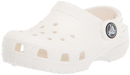 Crocs Classic Clog K, Zoccoli Unisex - Bambini e ragazzi, Bianco, 30/31 EU