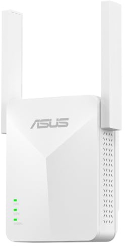 ASUS RP-AX50, Amplificatore di Segnale WiFi 6, Bianco | Doppia Banda AX1500, Compatibile con Qualsiasi Router WiFi, Facile Installazione