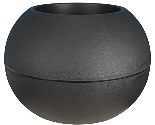 Riviera Granit Boule, 40cm Diamètre, Noir