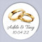 100 Tag Adesivi personalizzati per matrimonio, con nome e data, etichette adesive per sposi,nozze, wedding - PERSONALIZZALO QUI (1)