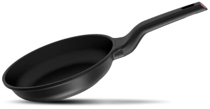 Taurus - Sartén 18cm | Aluminio fundido | Mango ergonómico | Todo tipo de fuegos | Recubrimiento antiadherente | Apta para lavavajillas | Libre PFOA | Sarten cacerola | Negra