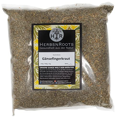 Gänsefingerkraut 500g • Anserine • Silberkraut • Krampfkraut • Erste Wahl • hoher Wirkstoffanteil • HerbsnRoots