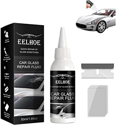 Glasreparaturflüssigkeit Autoscheibe Rissige Windschutzscheibe Reparaturset, Diy Autoglas Nano Reparaturflüssigkeit, Windschutzscheibe Kratzer Entferner Kit, Quick Fix Für Risse (1 PC)