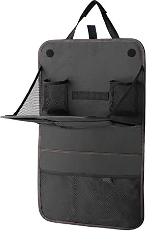 Faltbare Aufbewahrungstasche für die Rückenlehne des Autos mit Tisch Rack für Rücksitz Innendekoration Multifunktionale Aufbewahrungstasche für Rückenlehne