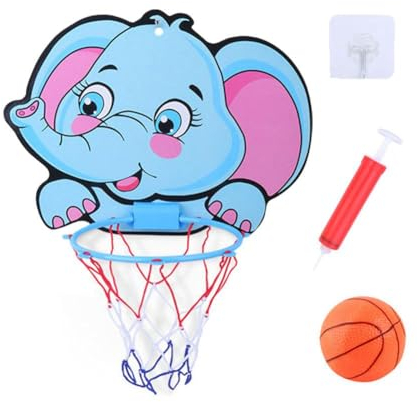 Wmool Kids Basketball Hoop Kit Cartoon Animals Basketball Stand Outdoor Game Indoor Sport Kids For Children Toys Play indoor mini basketball,hoop,mini,kids,indoor,ball,stand,bedroom,set,trash,year,b