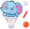 Wmool Kids Basketball Hoop Kit Cartoon Animals Basketball Stand Outdoor Game Indoor Sport Kids For Children Toys Play indoor mini basketball,hoop,mini,kids,indoor,ball,stand,bedroom,set,trash,year,b