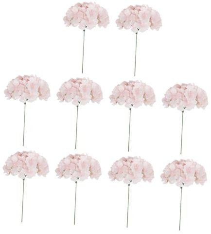 DECHOUS 10 Stücke Hortensien Künstliche Blumen Fuchsia Simulation Bouquet Seide Hochzeit Decor Home Decor