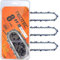8 Inch Chainsaw Chain 3/8 LP Pitch .050 Gauge 33 Drive Links, 8 Inch Replacement Pole Saw Chains Fits for Sun Joe SWJ800E SWJ806E, Chicago, Portland 62896, Earthwise, Greenworks More-S33 (3 chains)