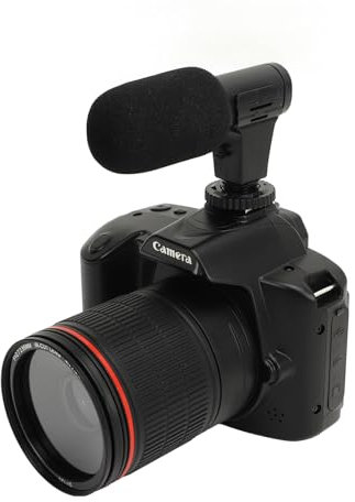 Cámara Digital 4K, Cámara Vlogging WiFi de 64MP para Youtube con Cámara Dual, Zoom Digital 16X, Gran Angular de 120°, con Lente Macro de 62 Mm