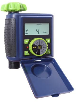 Big Dial & Large Screen LCD Automatic Electronic Water Timer Solenoid Valve Garden Irrigation Controller System …