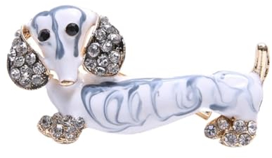 COLLBATH Broche en alliage broche halloween broches fantaisie Broche fantaisie Broche mode Broche animalier épingle à nourrice broche animaux broche teckel personnalité épingler corsage
