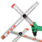 2-in-1-Bohrpositionierungslineal, 63,5 Cm (25 Zoll) T-Quadrat-Lineal, Hochpräzises Winkellineal, Präzises Bohrwerkzeug Für Schreinerei, Verstellbare Anreißnadel Aus Aluminiumlegierung