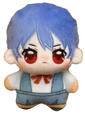 Zhongkaihua Ayanami Rei Plüschkissen, Anime, PP-Baumwolle, weich, gefüllt, pelzig, für Auto, Zuhause, Weihnachtsdekoration, Anhänger, 10 cm