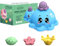 PQETBV Juguete de Baño para Bebés, Juguete de Baño Luminoso con 3 Colores de Luz Led, Pulpo InduccióN AutomáTico Chorro De Agua Spray Juego de Piscina Regalos para Bebe 1 Año