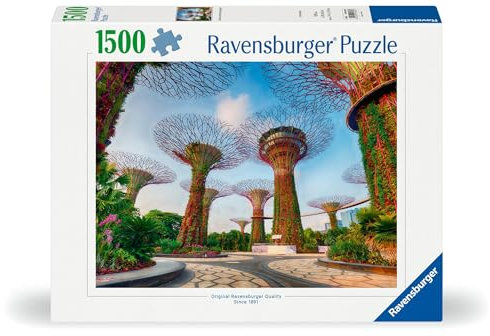 Ravensburger Puzzle 12001396 - Garden by The Bay at Singapore - 1500 Teile Puzzle für Erwachsene und Kinder ab 14 Jahren