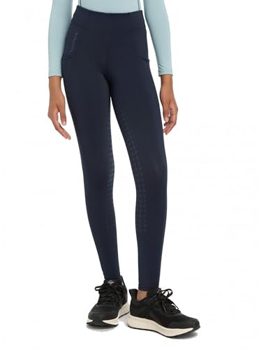 LeMieux Young Rider Pull On Orla Breeches - Supportive Elasticated Waistband - Lightweight - Full Seat Silicone Grip - Childrens Horse Riding Trousers