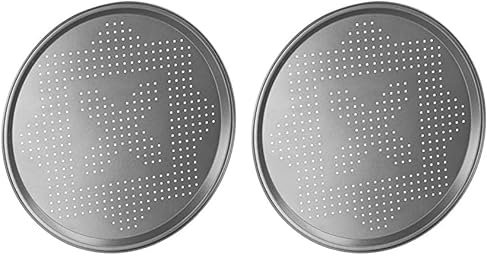 Chef Aid 10E10281 - Bandeja para pizza (Paquete de 2)