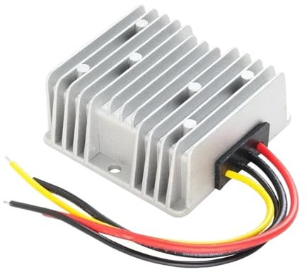 OURNXI Chargeur Buck Boost DC DC, 10-36 V à 14,5 V, 12,6 V, 13,8 V, 16,8 V, 5 A, 8 A, 10 A, chargeurs de Batterie au Lithium 12 V(10V-36V to 14.5V 8A)