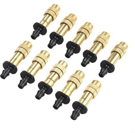 Cabezales de aspersor para jardinería hechos de cobre para refrigeración de techo y riego eficiente, 30 piezas para uso