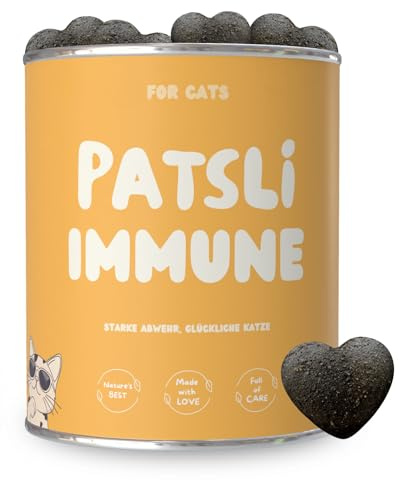 Immune | 4-in-1 Immun-Leckerli für Katzen mit Hagebutte & Inulin | Mit Inulin, Hagebutte & Vitaminen | Tierärztlich entwickelt | Ergänzungsfuttermittel | Kann Abwehrkräfte unterstützen