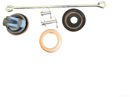 Yuanpgky Kolben-Ersatz-Set aus Gusseisen und Leder für Typ 75 Handpumpen – komplettes Set mit Stange, Stiften und Unterlegscheiben für Schnellmontage (A)